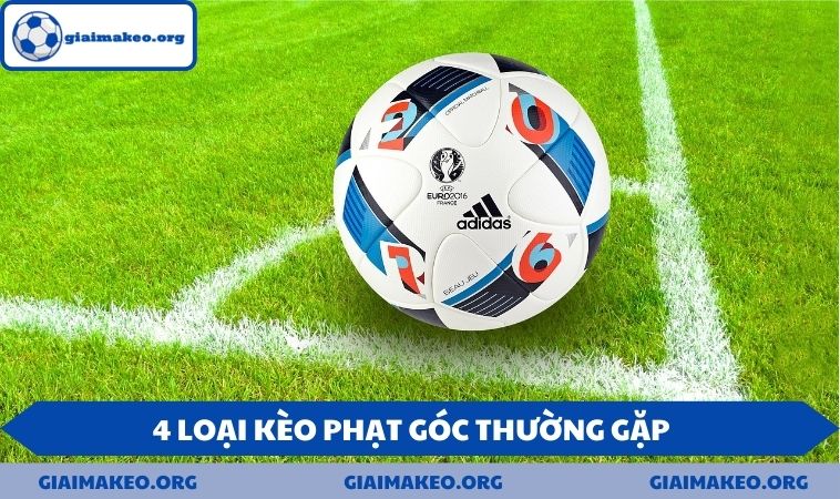 4 loại kèo phạt góc thường gặp 